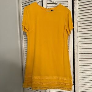 Buenos Aires Golden Yellow Shift Dress